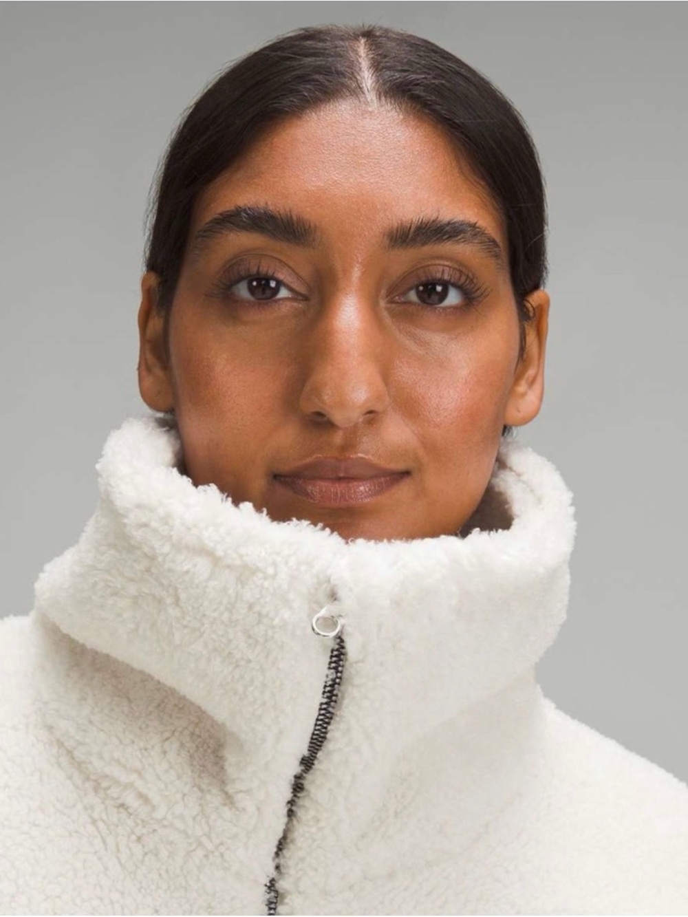 lululemon cinch waist jacket bone white fleece - Picture 2 of 5